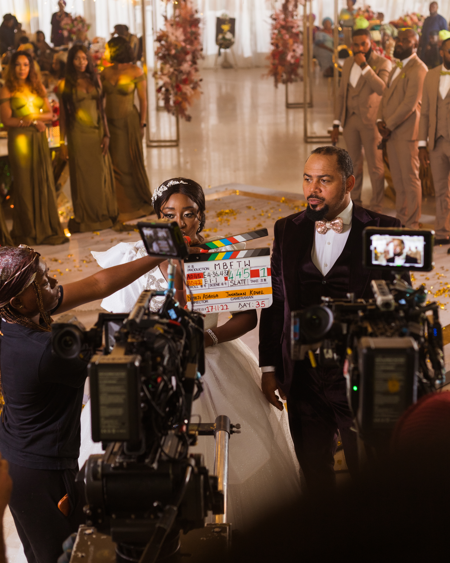 Behind the scenes — My Big Fairytale Wedding Naija